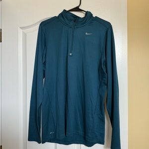 Nike Blue Dri-Fit Quarter-Zip